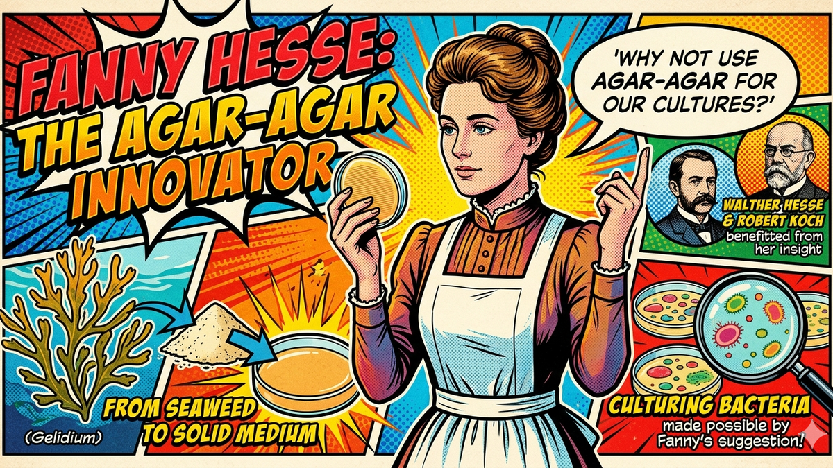 Fanny Angelina Hesse: the woman who changed microbiology with a kitchen jelly