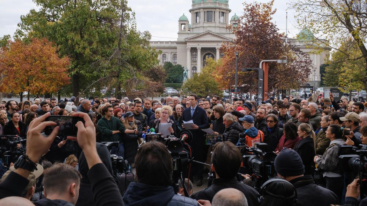 Serbia’s students demand resignations in police, judiciary as they prepare to take power